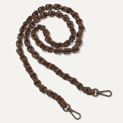 Rothy's Crossbody Strap in Espresso Chain-Knit