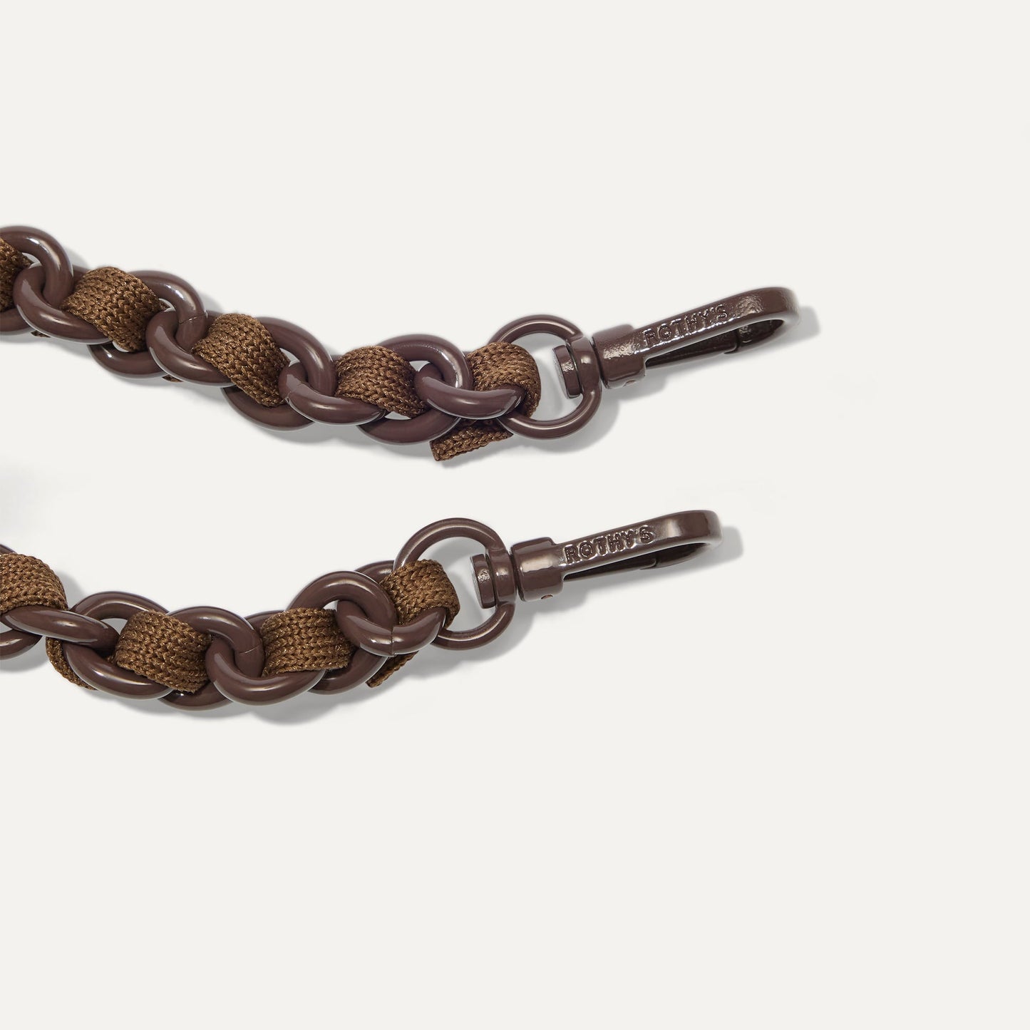 Rothy's Crossbody Strap in Espresso Chain-Knit