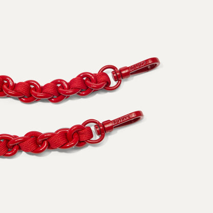 Rothy's Crossbody Strap in Scarlet Chain-Knit