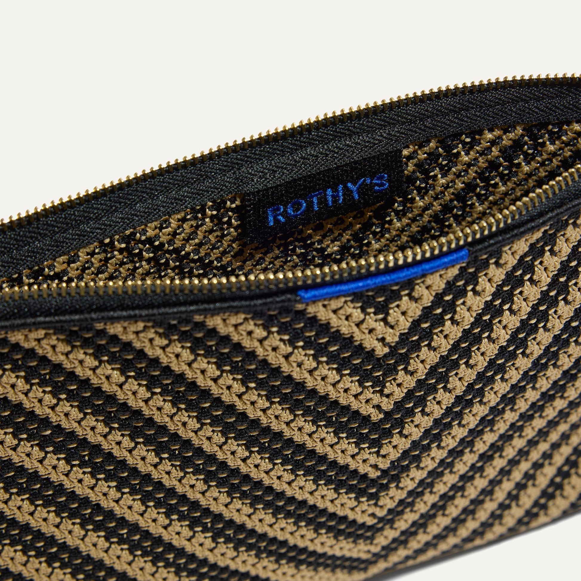 Rothy's The Convertible Clutch in Toffee Chevron