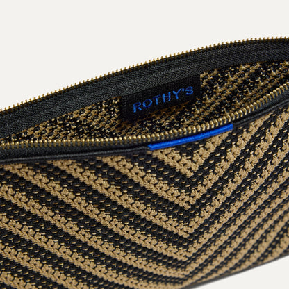 Rothy's The Convertible Clutch in Toffee Chevron