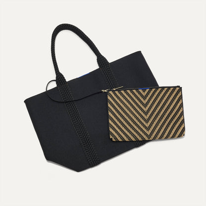 Rothy's The Convertible Clutch in Toffee Chevron
