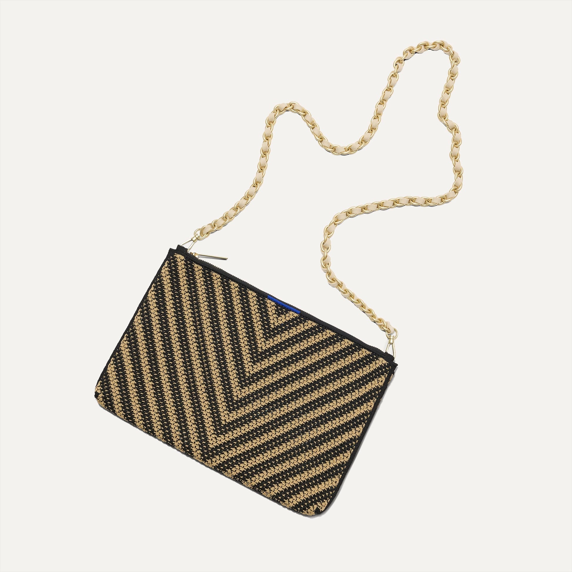 Rothy's The Convertible Clutch in Toffee Chevron