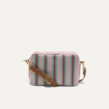 Rothy's The Crossbody Camera Bag in Watermelon Market Stripe