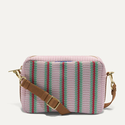 Rothy's The Crossbody Camera Bag in Watermelon Market Stripe
