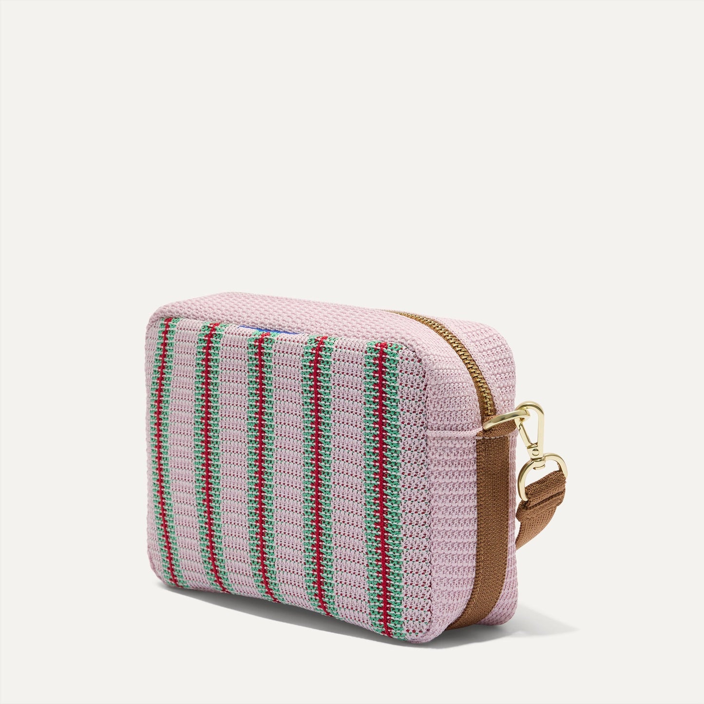 Rothy's The Crossbody Camera Bag in Watermelon Market Stripe