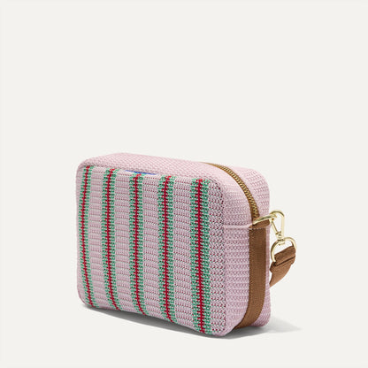 Rothy's The Crossbody Camera Bag in Watermelon Market Stripe