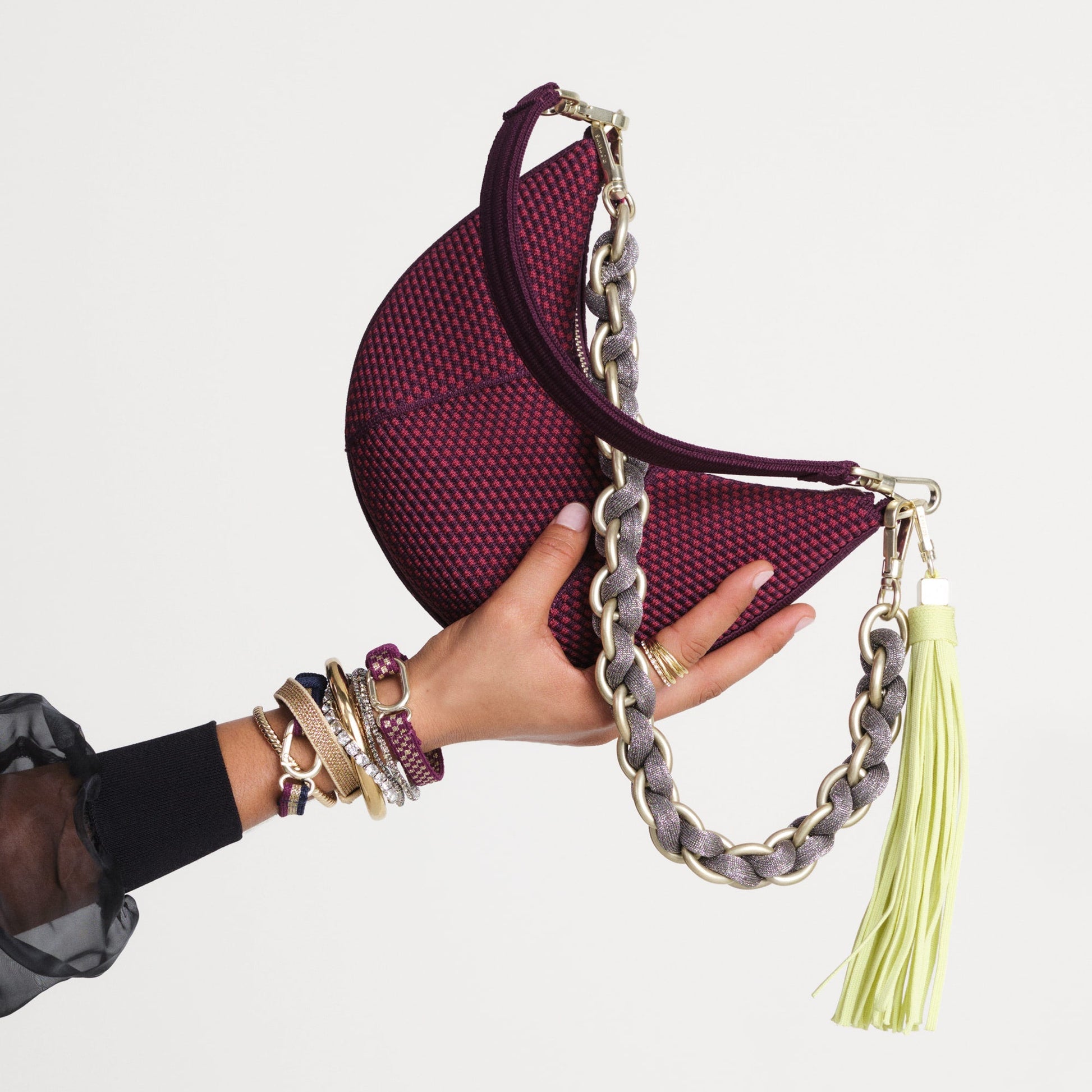 Rothy's The Shoulder Strap in Golden Silver Chain