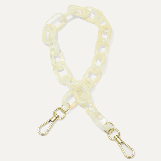 Rothy's The Shoulder Strap in Opal White Chain