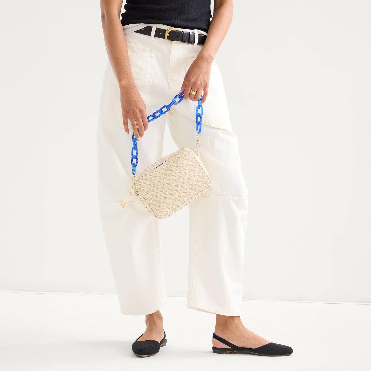 Rothy's The Shoulder Strap in Cobalt Chain