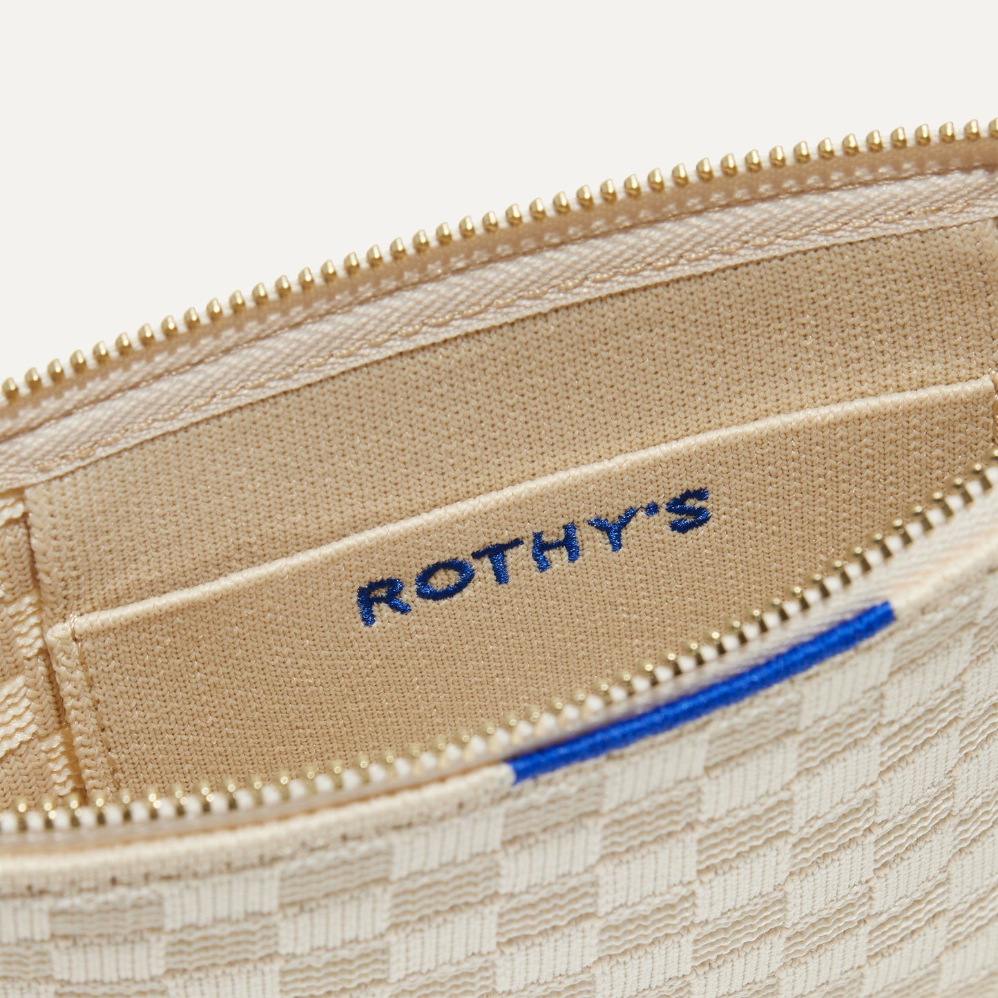 Rothy's Wallet Wristlet in Vanilla Basketweave