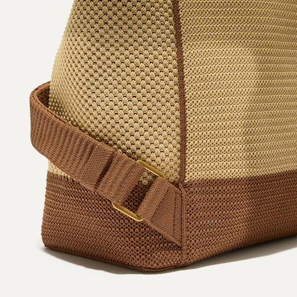 Rothy's The Cinch Backpack in Brown Butter