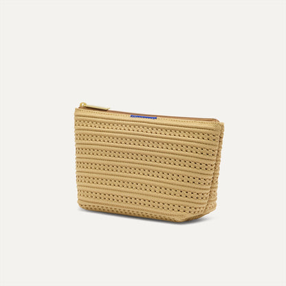 Rothy's The Travel Pouch Set in Brown Butter Crochet