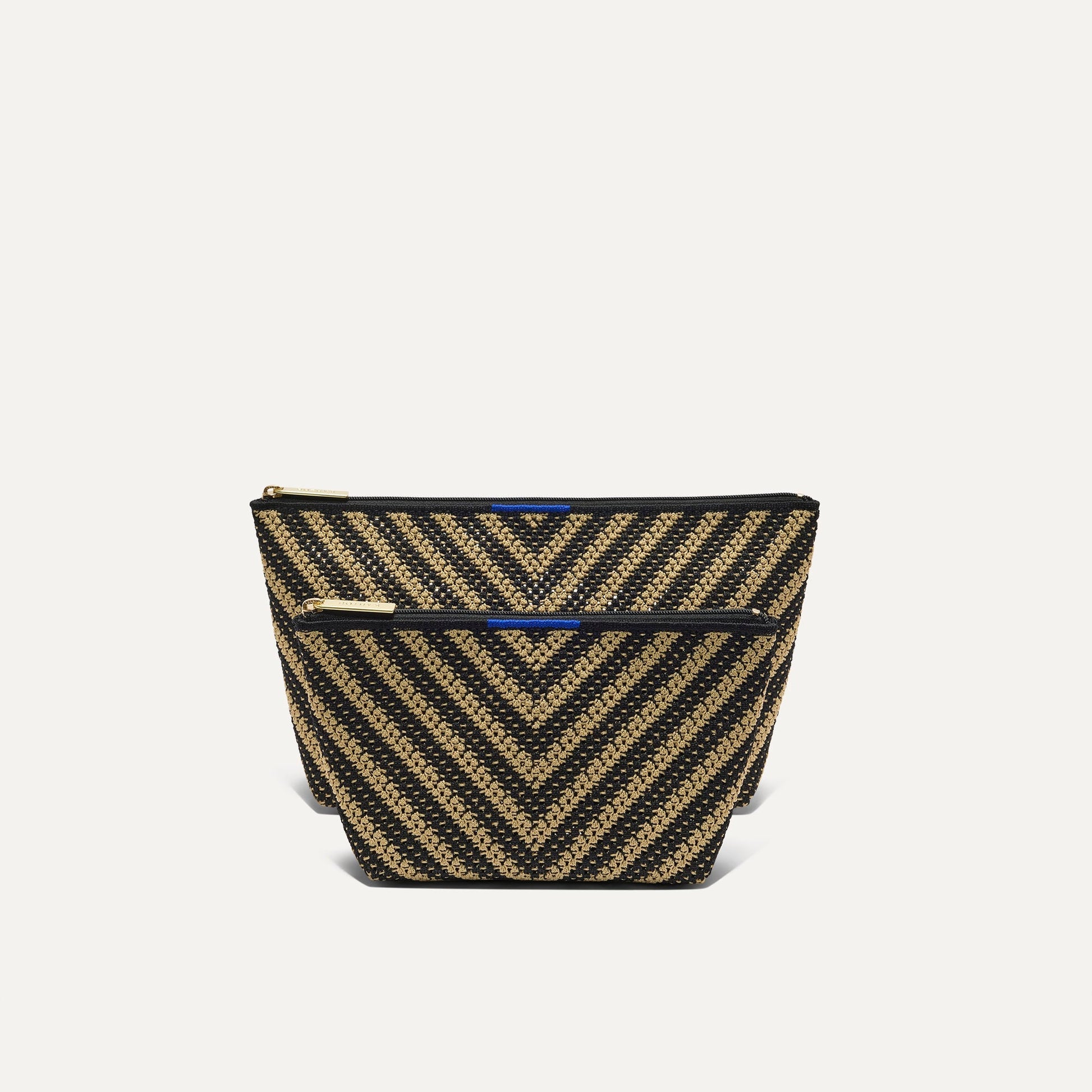 Rothy's The Travel Pouch Set in Toffee Chevron