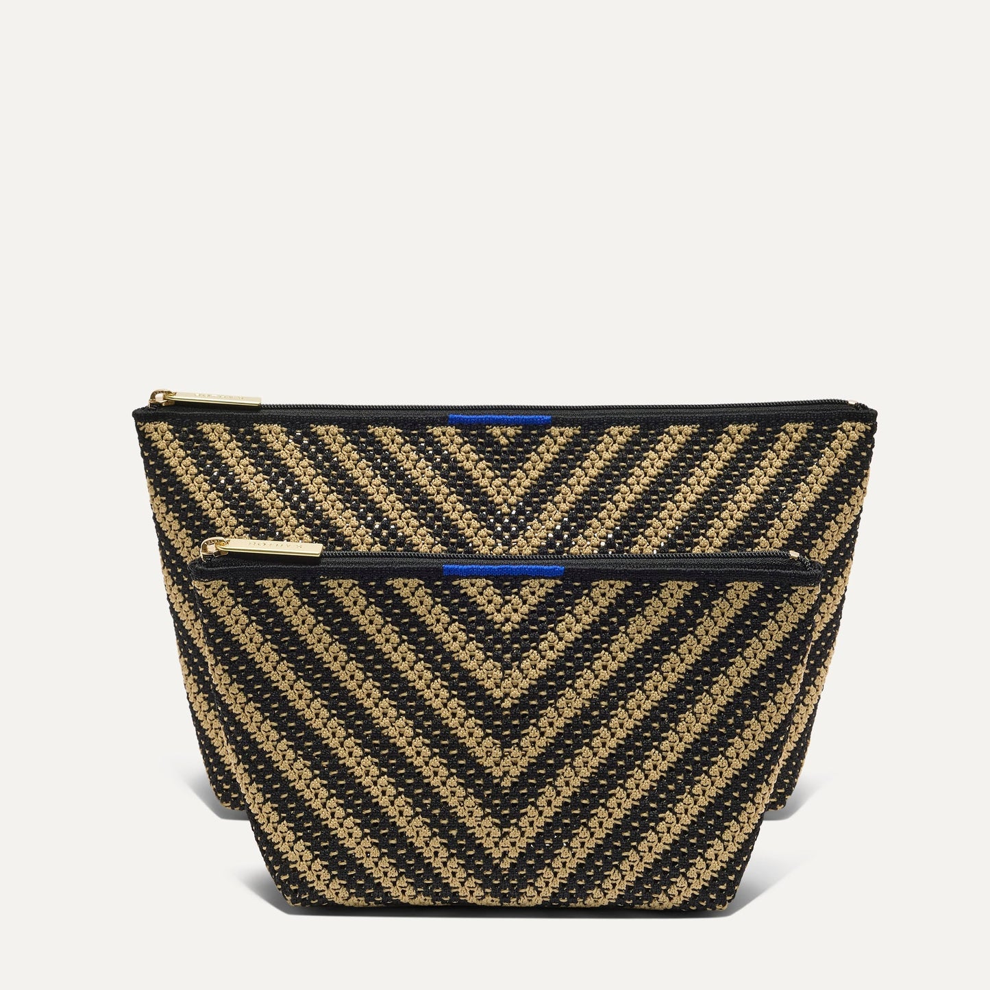 Rothy's The Travel Pouch Set in Toffee Chevron
