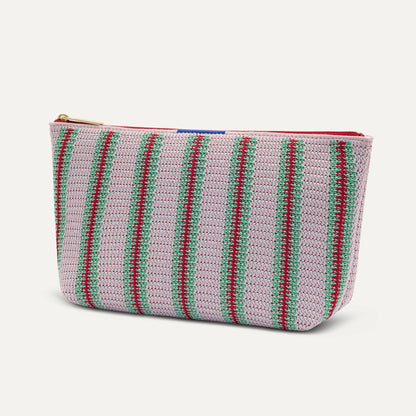 Rothy's The Travel Pouch Set in Watermelon Market Stripe