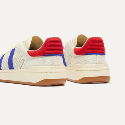 Rothy's The Men's Court Sneaker in Turbo Blue
