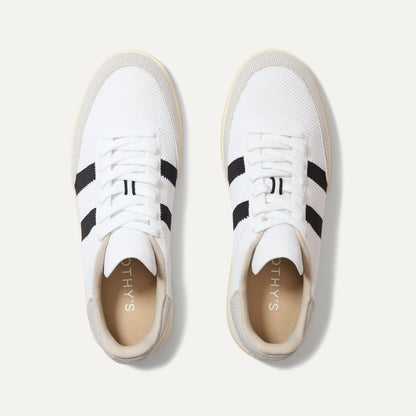 Rothy's The Men's Court Sneaker in Black Drift