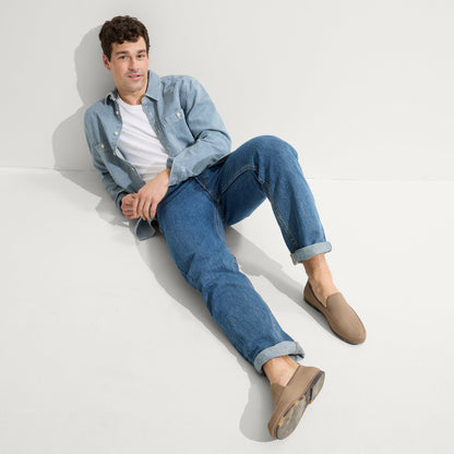 Rothy's The Ravello Loafer in Faded Brown