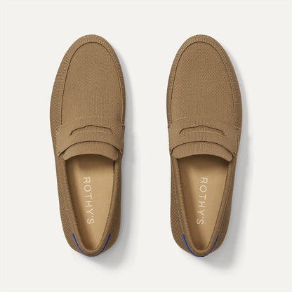 Rothy's Men's Ravello Penny Loafer in Morel