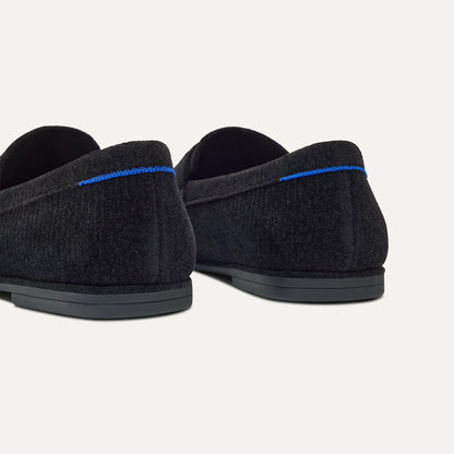 Rothy's Men's Ravello Penny Loafer in ReVelvet™ Black