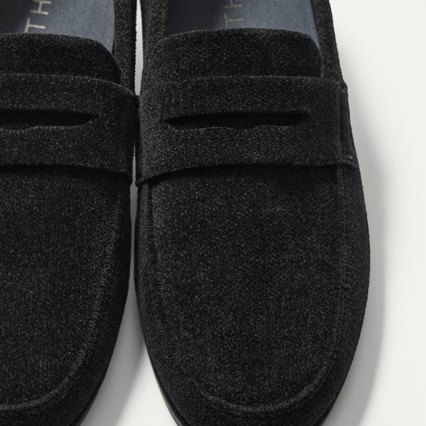 Rothy's Men's Ravello Penny Loafer in ReVelvet™ Black