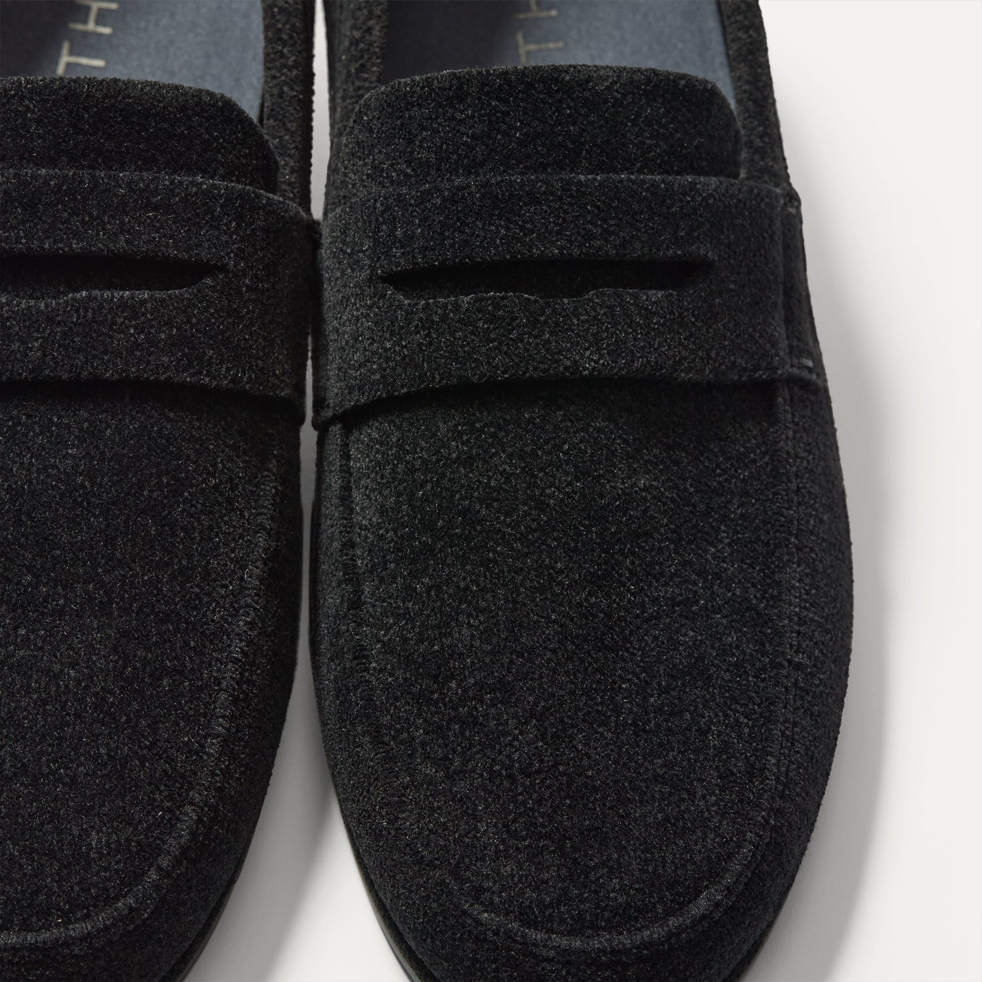 Rothy's Men's Ravello Penny Loafer in ReVelvet™ Black