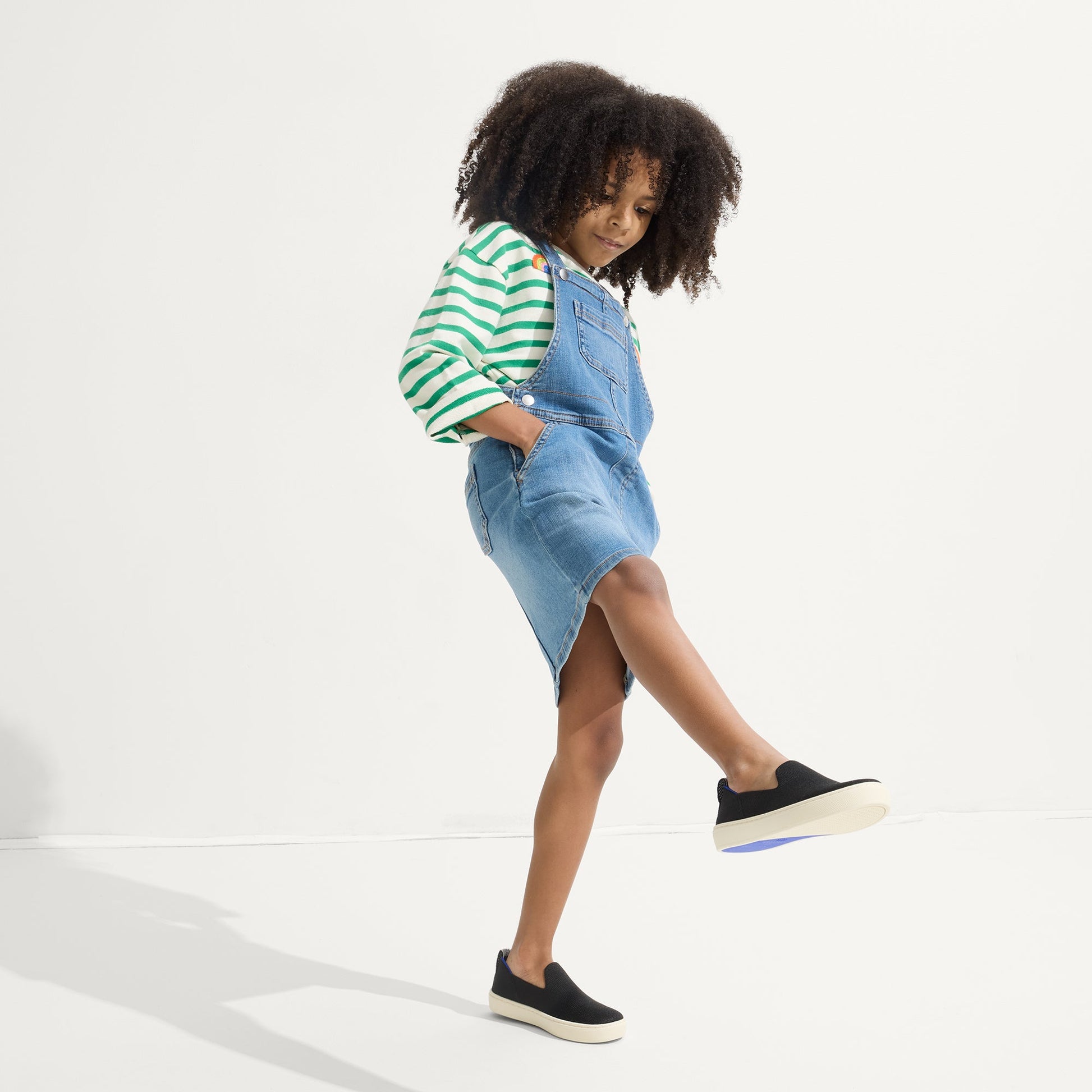 Rothy's The Kids Sneaker in Black