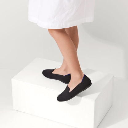 Rothy's The Kids Loafer in Black Solid