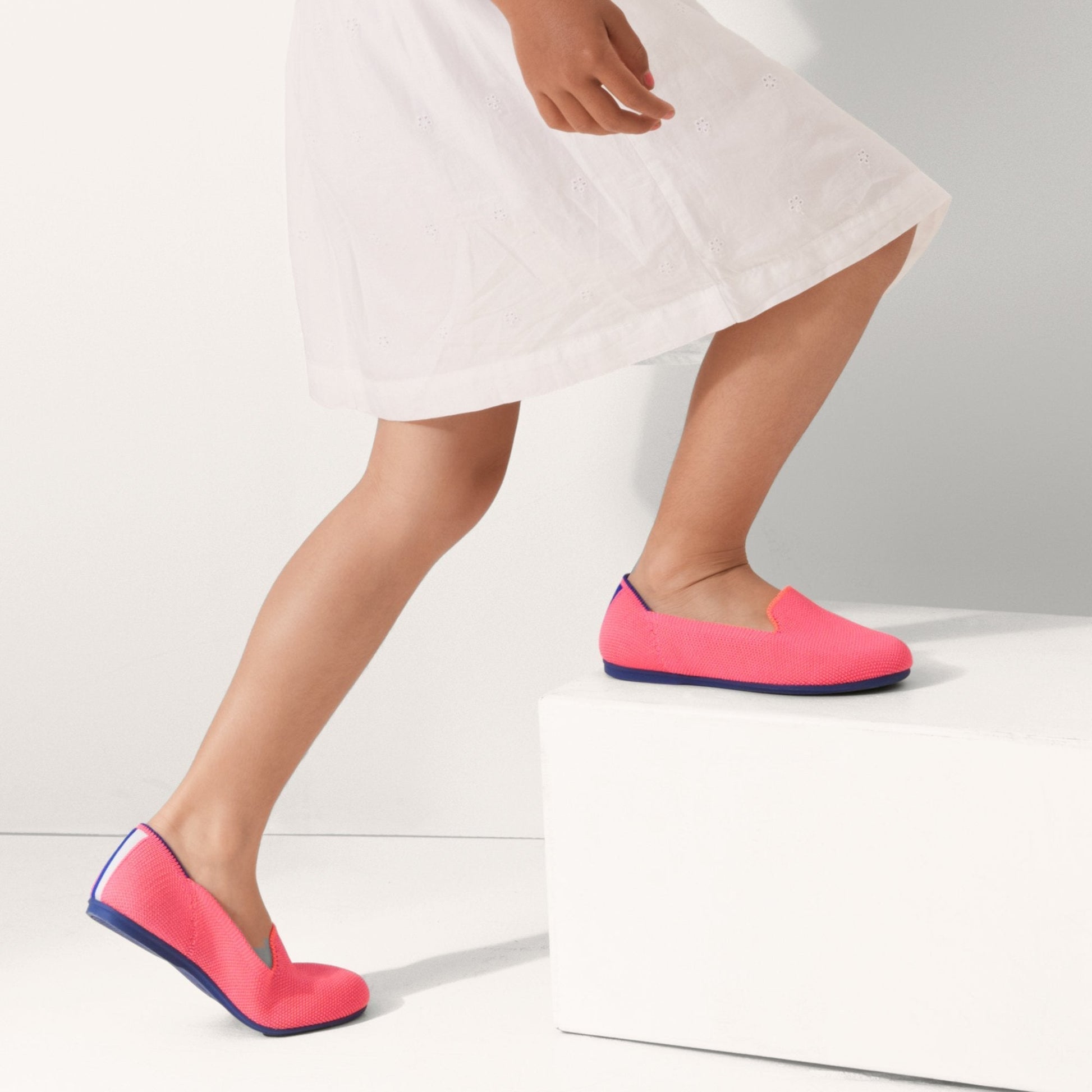 Rothy's The Kids Loafer in Flamingo