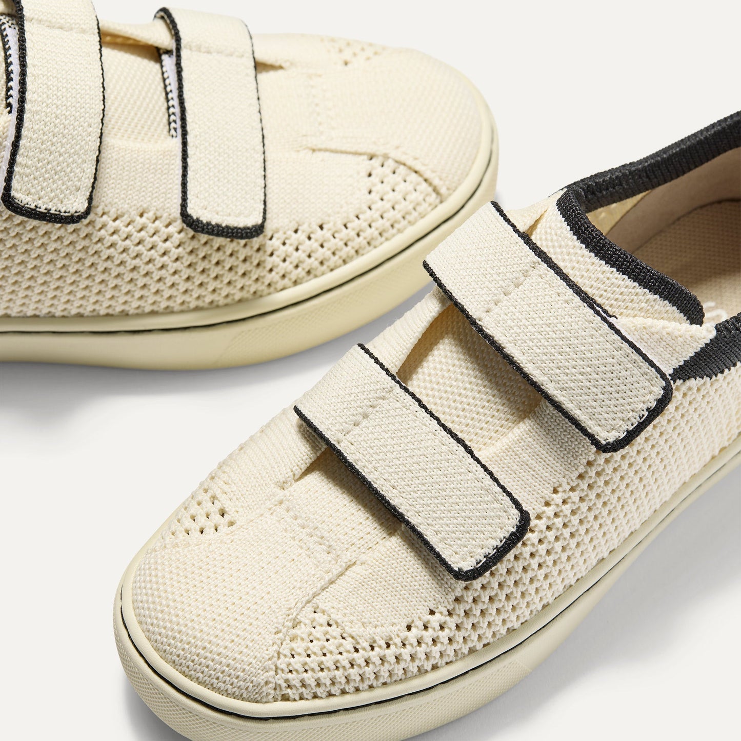 Rothy's The Kids Strap Sneaker in Chess Open-Knit