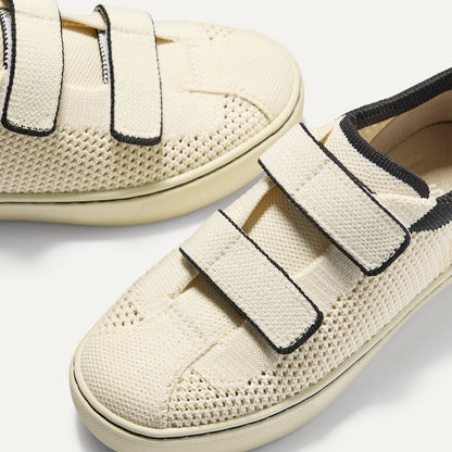 Rothy's The Kids Strap Sneaker in Chess Open-Knit