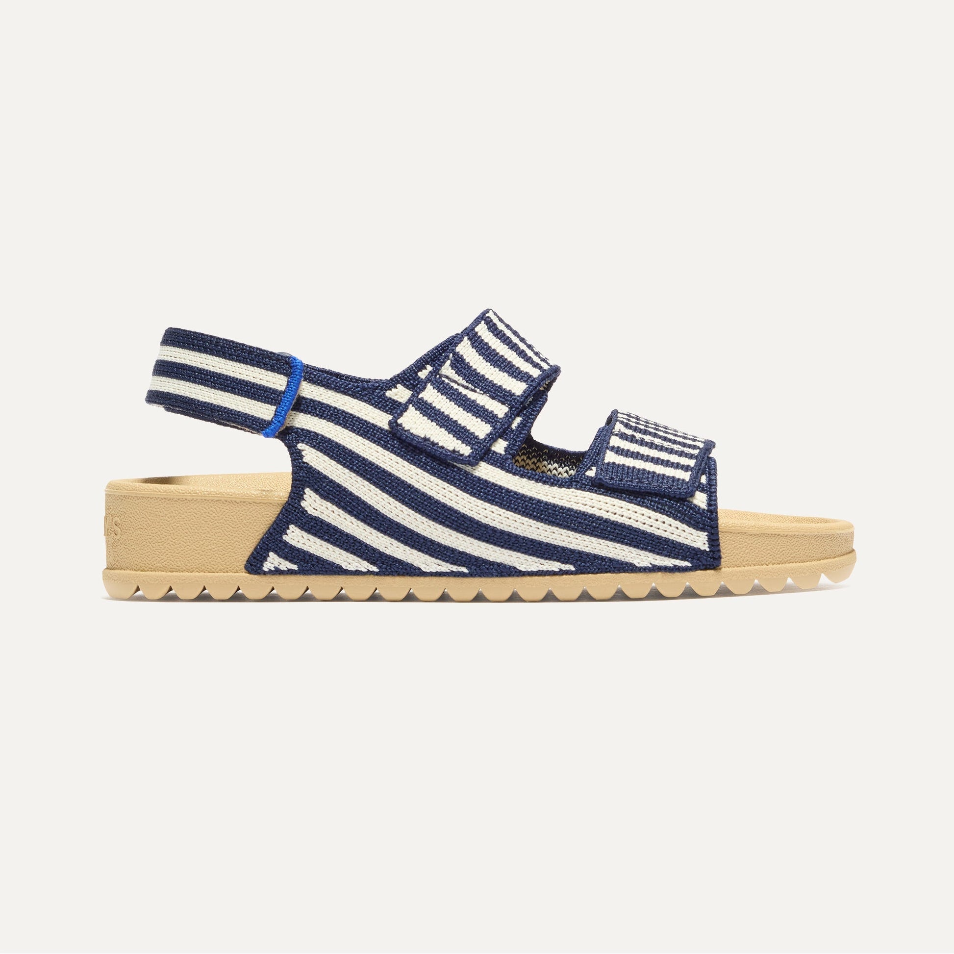 Rothy's The Kids Double Strap Sandal in Sailor Stripes
