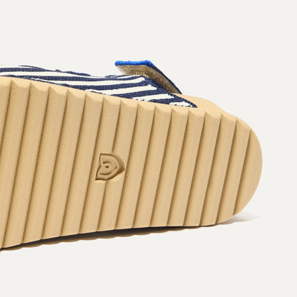 Rothy's The Kids Double Strap Sandal in Sailor Stripes