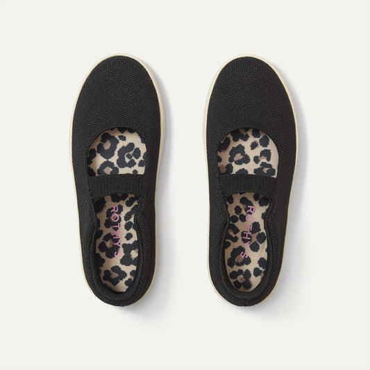 Rothy's Kids MJ Sneaker in Black