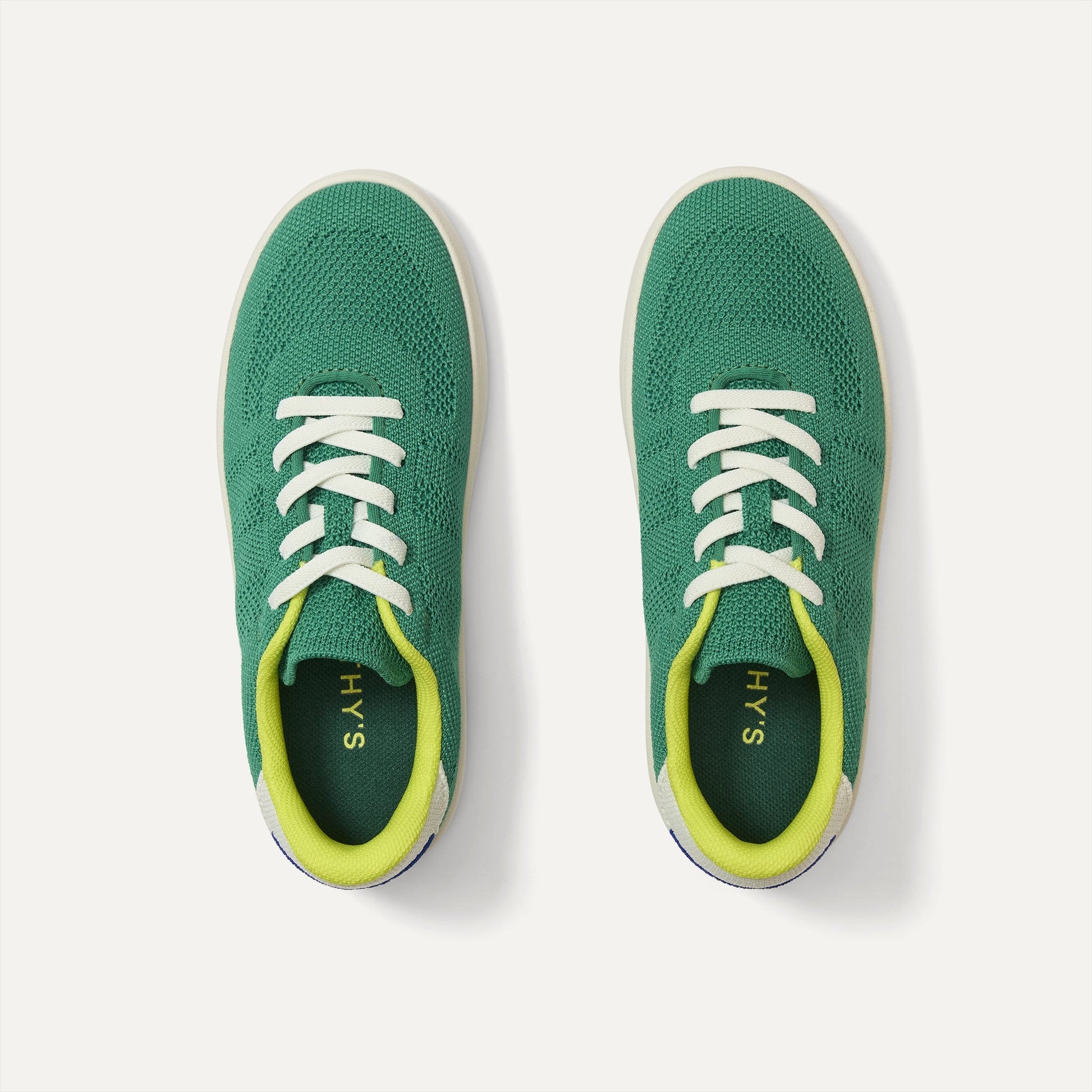 Rothy's Kids Stretch Sneaker in Emerald Pop