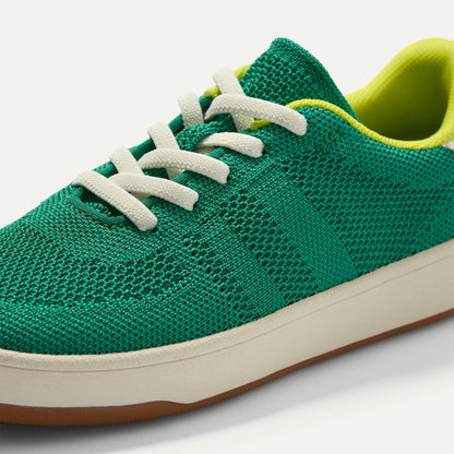 Rothy's Kids Stretch Sneaker in Emerald Pop