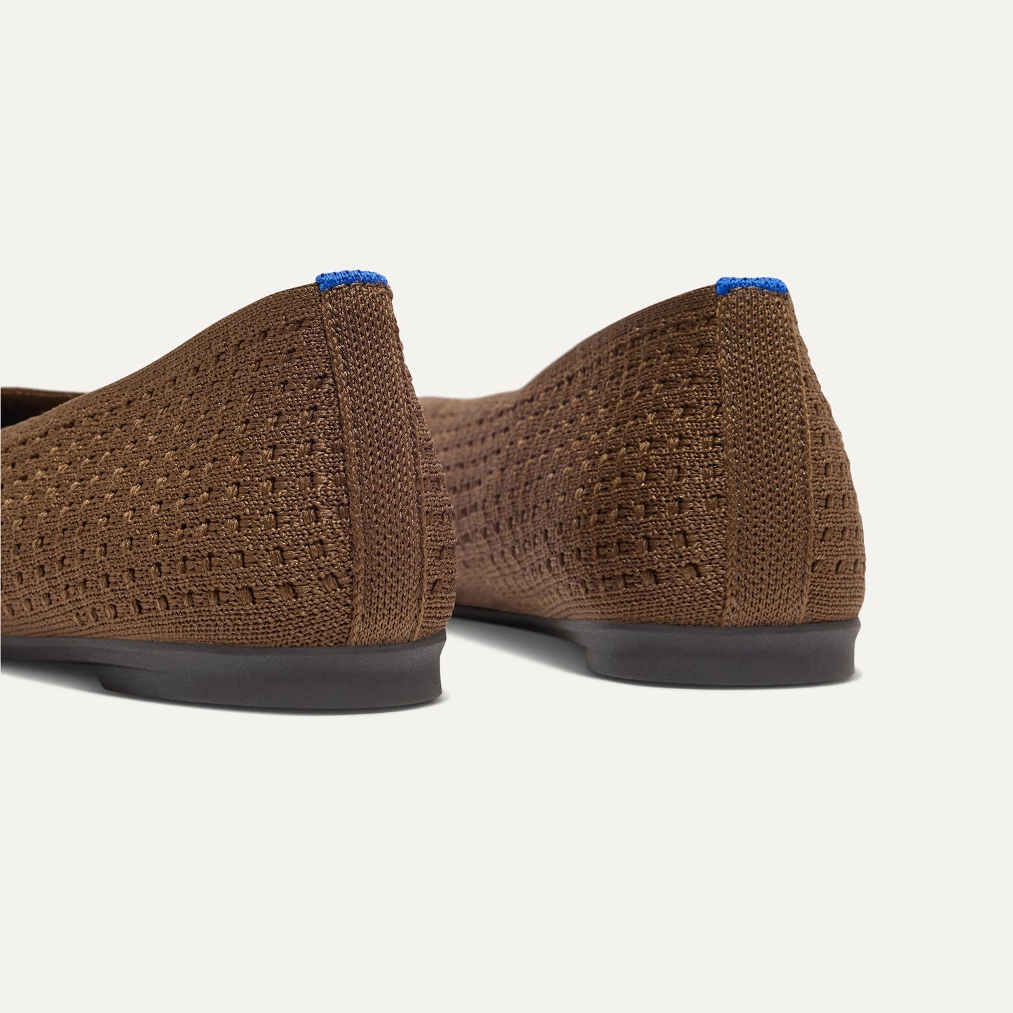 Rothy's Max Square Ballerina Flat in Cinnamon Mesh