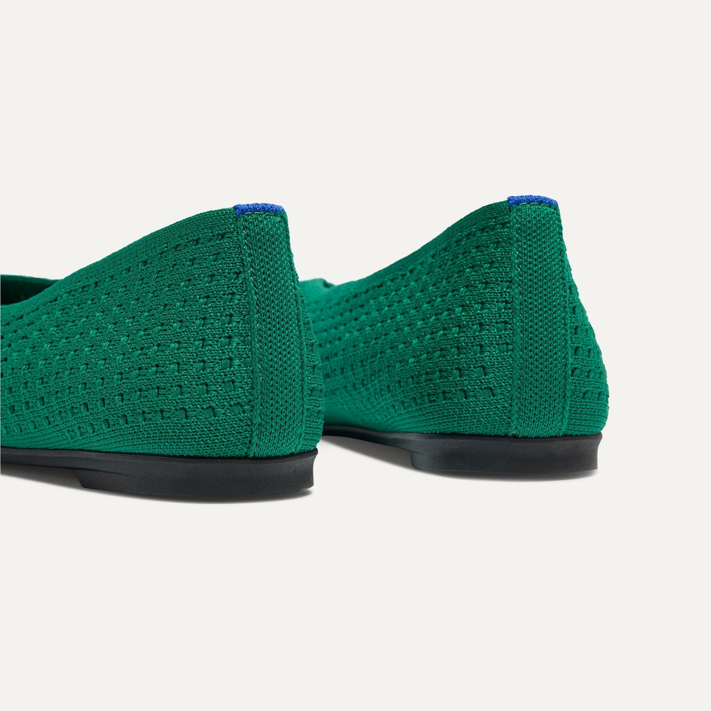 Rothy's Max Square Ballerina Flat in Clover Mesh