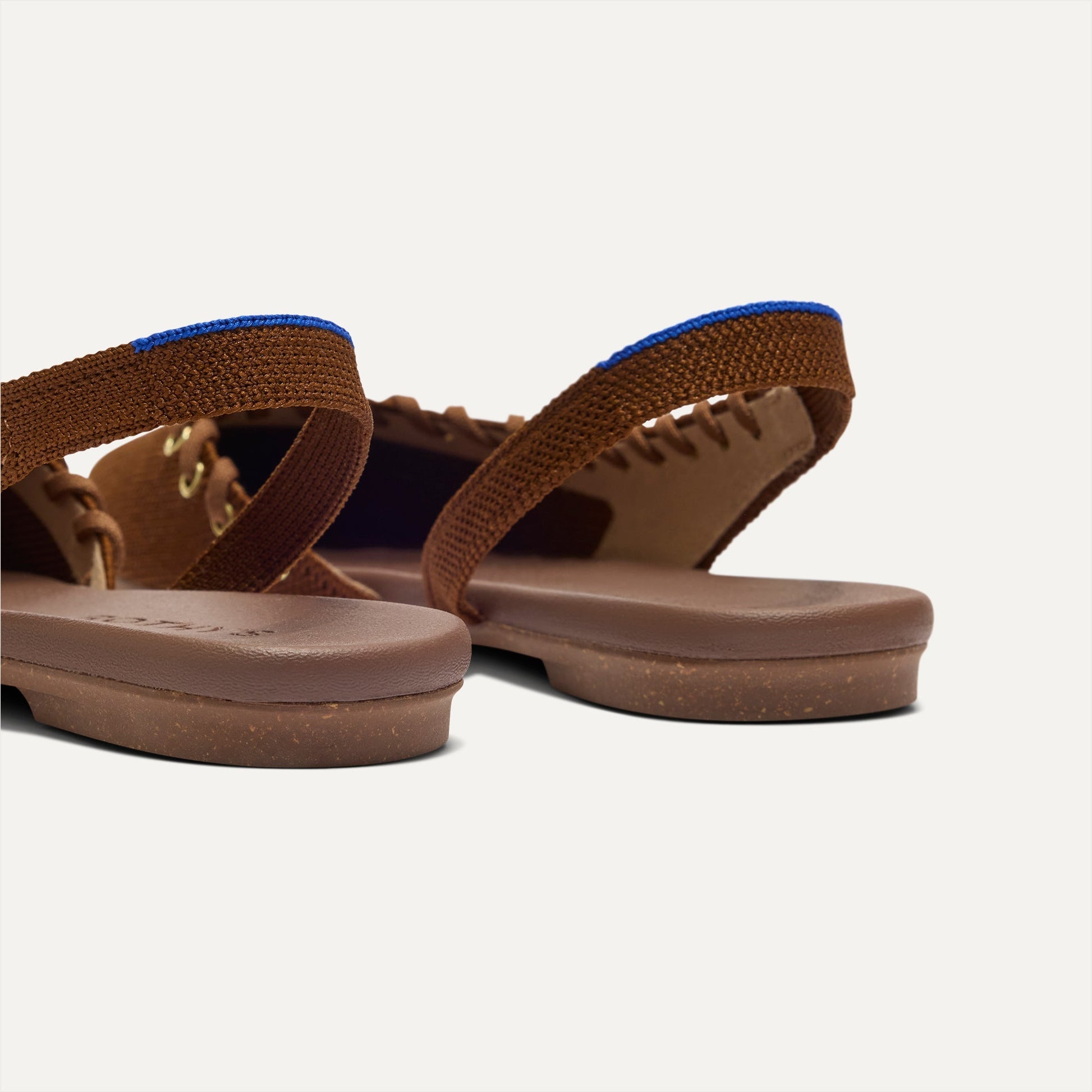 Rothy's The Almond Slingback in Eyelet Russet