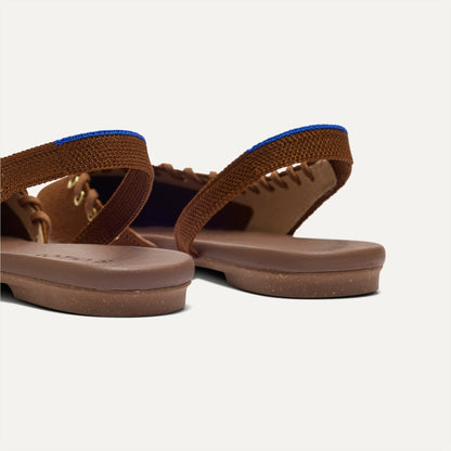 Rothy's The Almond Slingback in Eyelet Russet