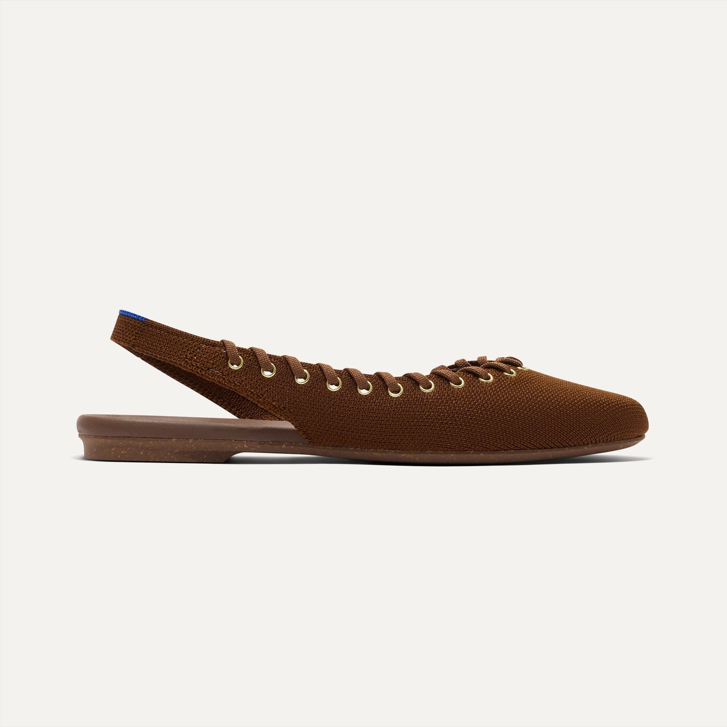 Rothy's The Almond Slingback in Eyelet Russet
